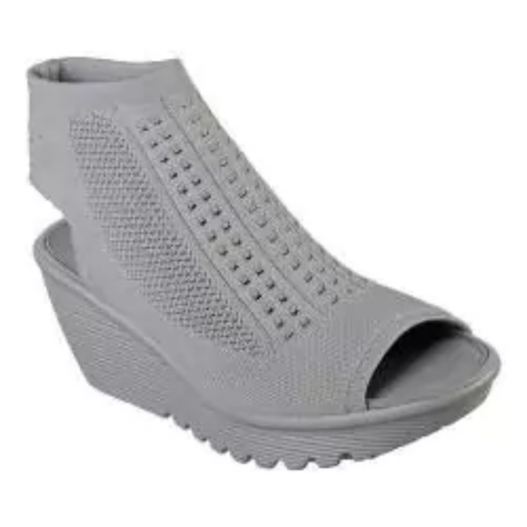 Skechers Shoes - Skechers Parallel Wedge - Silver